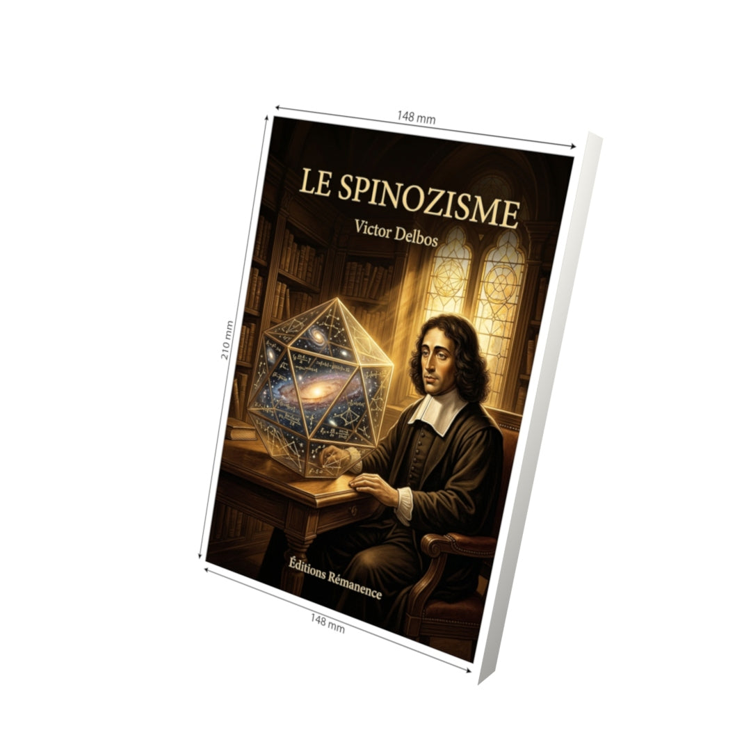 Livre Le Spinozisme par Victor Delbos - Vue 3D - Editions Remanence