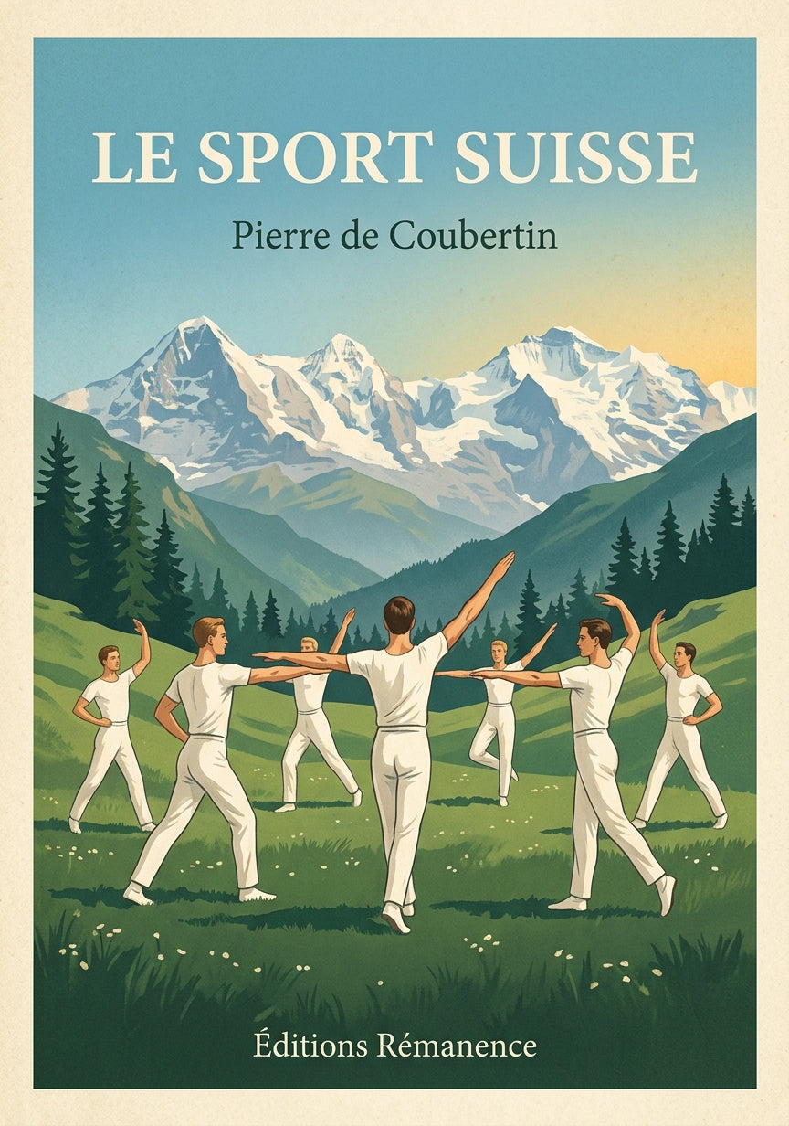 Livre Le Sport Suisse par Pierre de Coubertin - Couverture - Editions Remanence