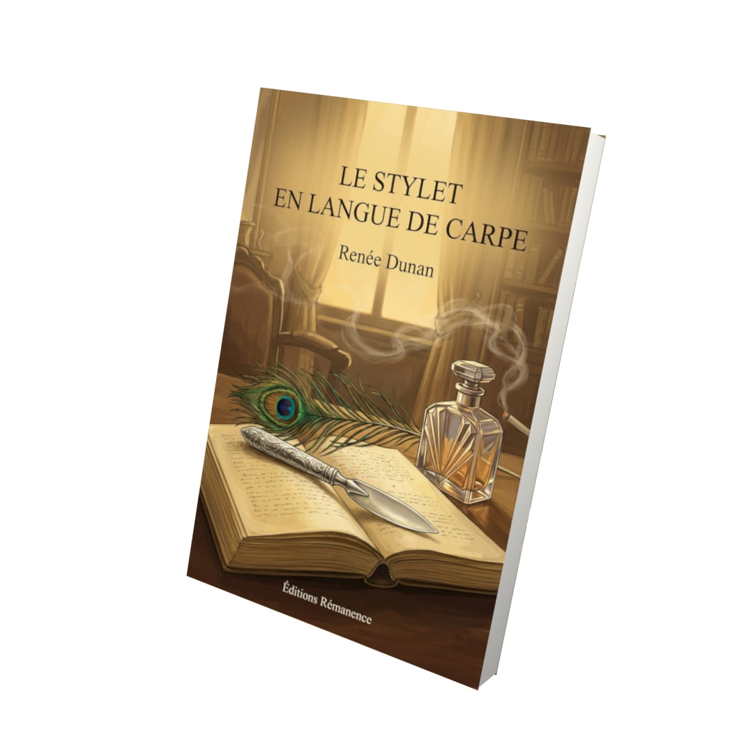 Livre Le Stylet en langue de carpe par Renée Dunan - Vue 3D - Editions Remanence
