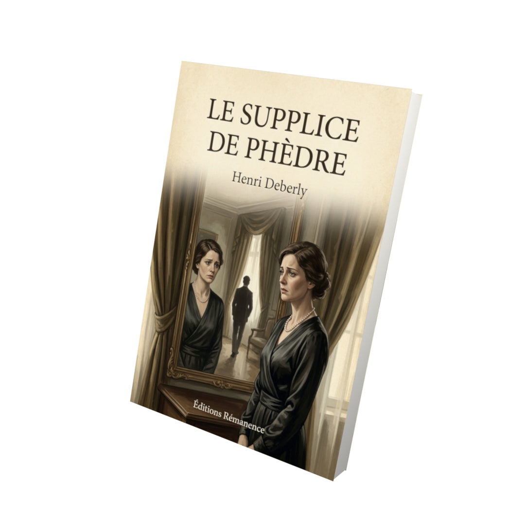 Livre Le supplice de Phèdre - Henri Deberly - Vue 3D - Editions Remanence