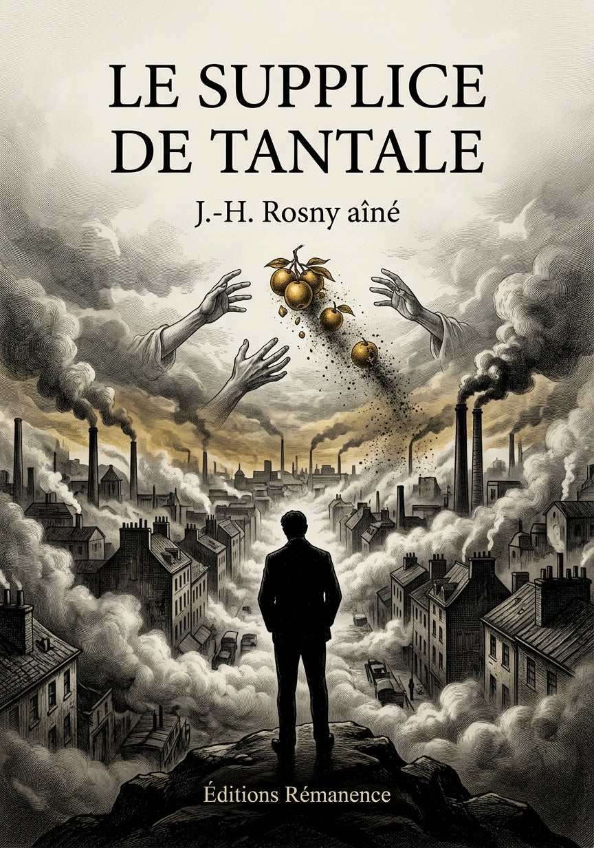 Livre Le Supplice de Tantale par J.-H. Rosny aîné - Couverture - Editions Remanence