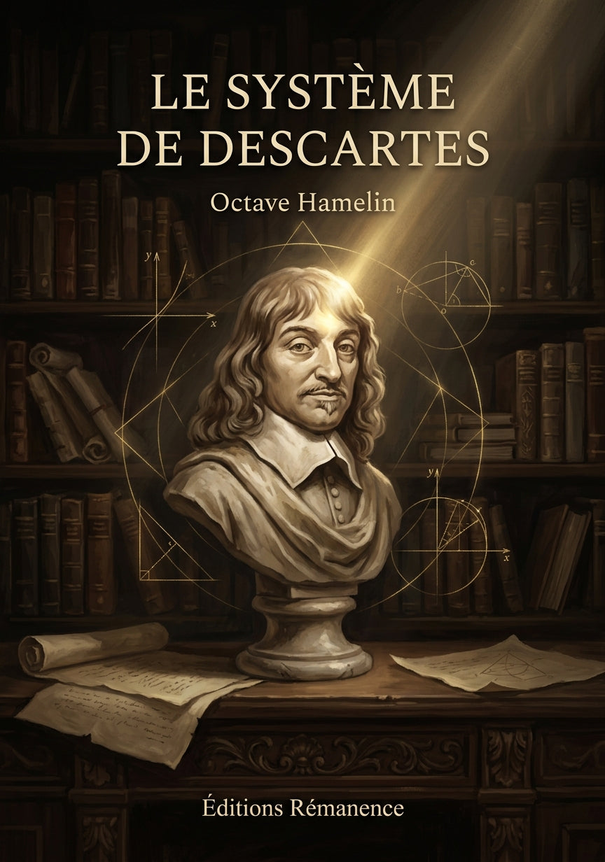 Livre Le Système de Descartes par Octave Hamelin - Couverture - Editions Remanence