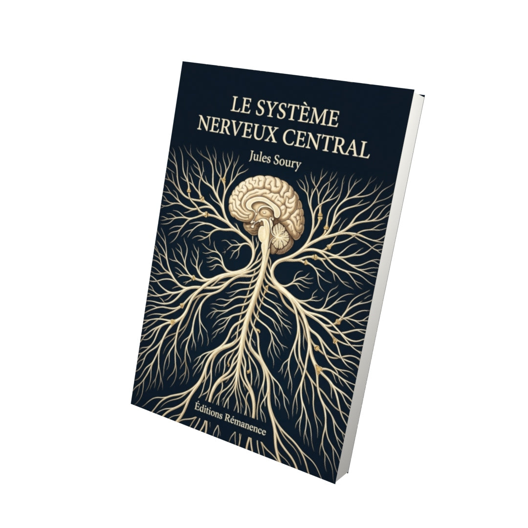 Livre Le système nerveux central par Jules Soury - Vue 3D - Editions Remanence