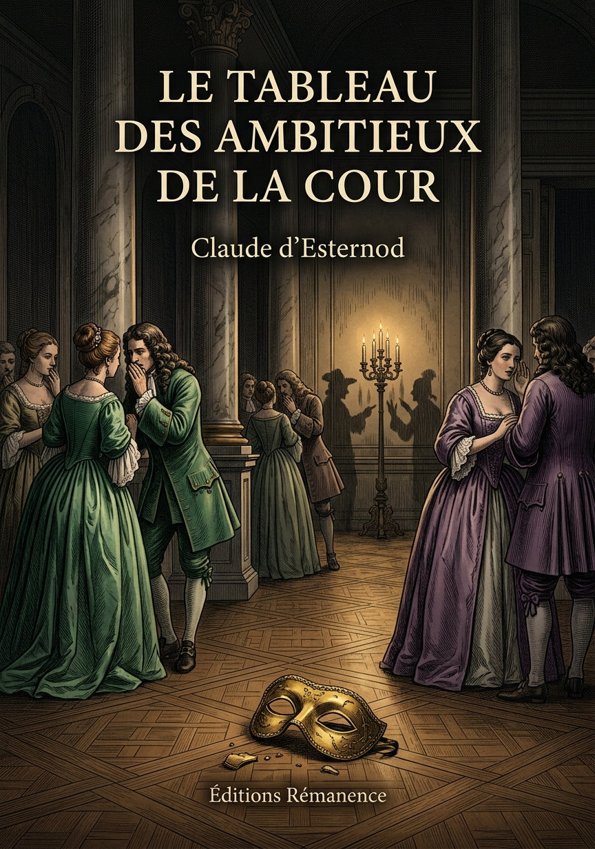 Livre Le Tableau des ambitieux de la cour par Claude d’Esternod - Couverture - Editions Remanence