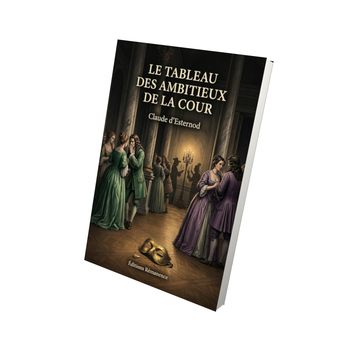 Livre Le Tableau des ambitieux de la cour par Claude d’Esternod - Vue 3D - Editions Remanence