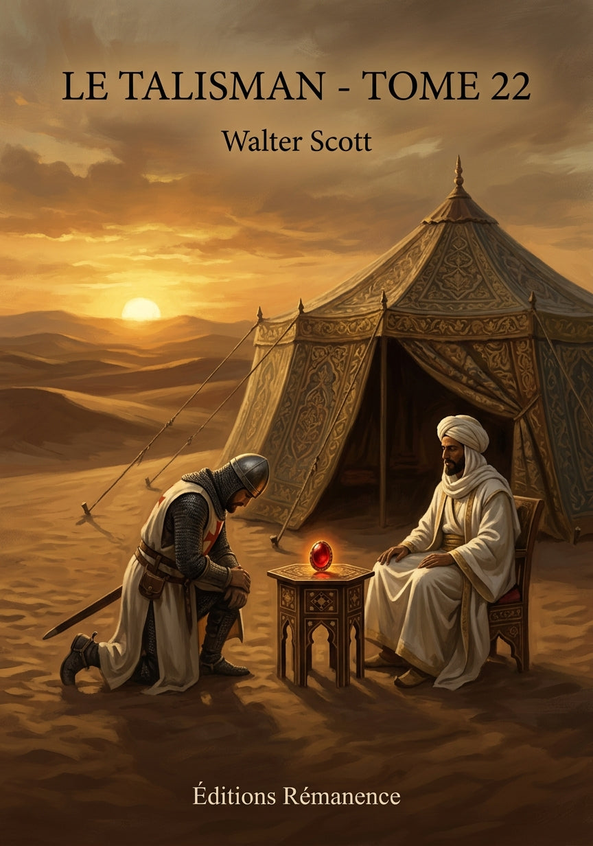 Livre Le Talisman - Tome 22 par Walter Scott - Couverture - Editions Remanence