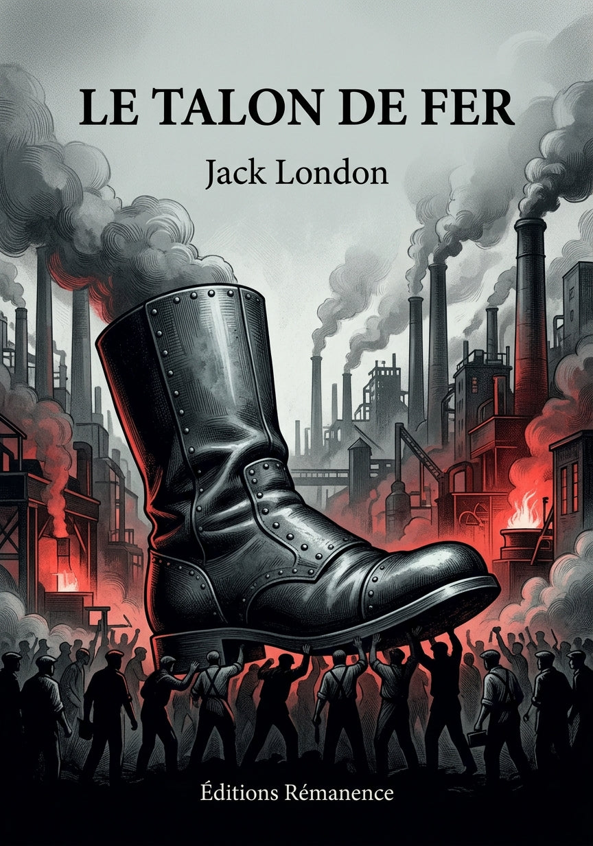 Livre Le Talon de fer par Jack London - Couverture - Editions Remanence