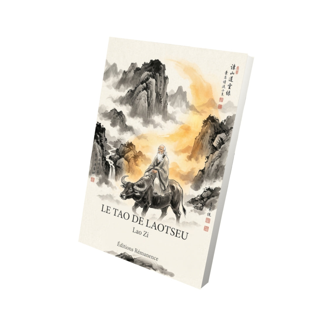 Livre Le Tao de Laotseu par Lao Zi - Vue 3D - Editions Remanence
