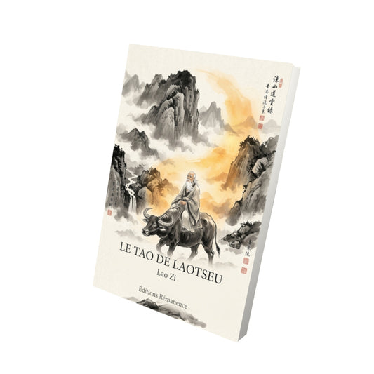 Livre Le Tao de Laotseu par Lao Zi - Vue 3D - Editions Remanence