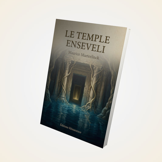 Livre Le temple enseveli - Maurice Maeterlinck - Couverture 3D