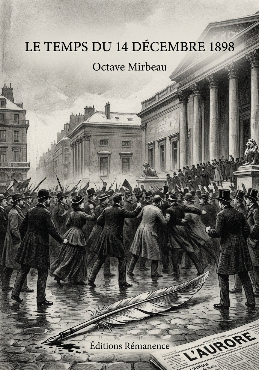 Livre Le Temps du 14 décembre 1898 par Octave Mirbeau - Couverture - Editions Remanence