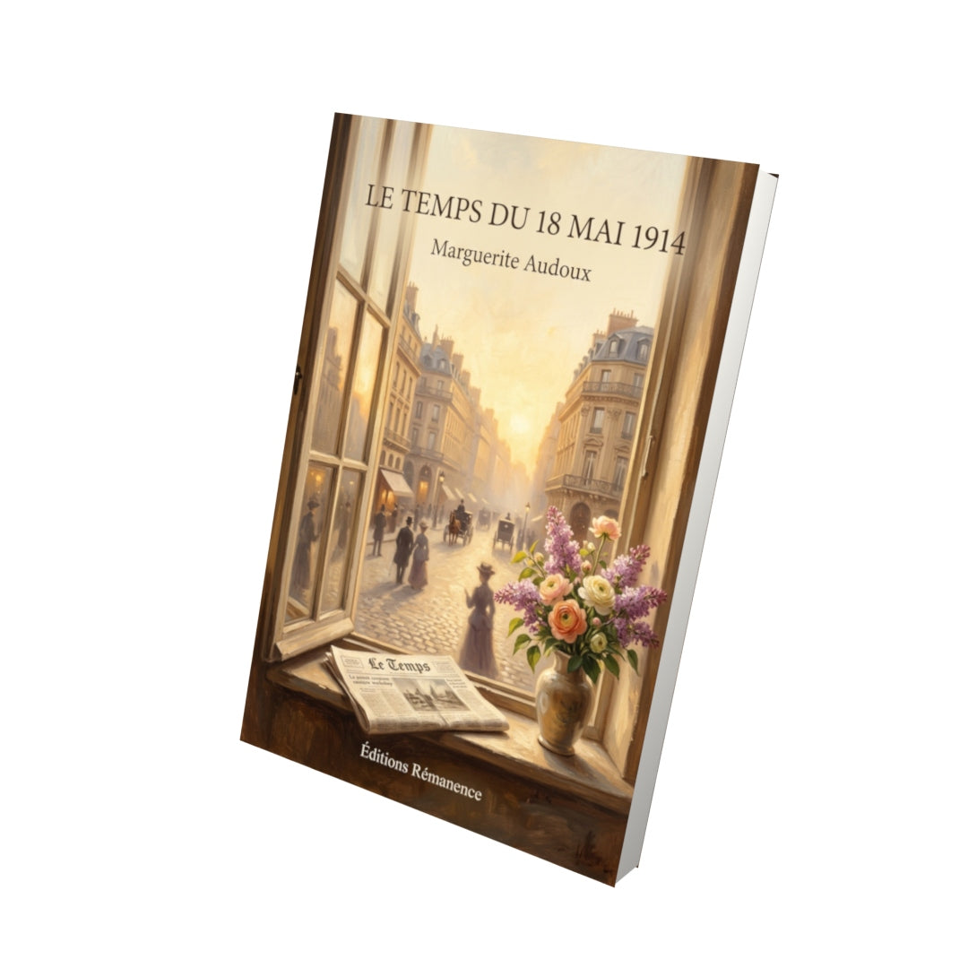 Livre Le Temps du 18 mai 1914 par Marguerite Audoux - Vue 3D - Editions Remanence