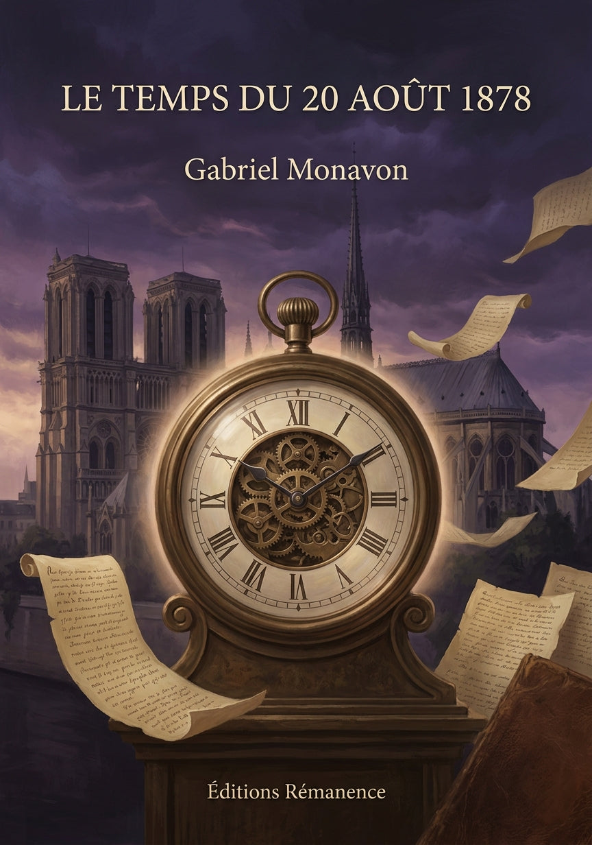 Livre Le Temps du 20 août 1878 par Gabriel Monavon - Couverture - Editions Remanence