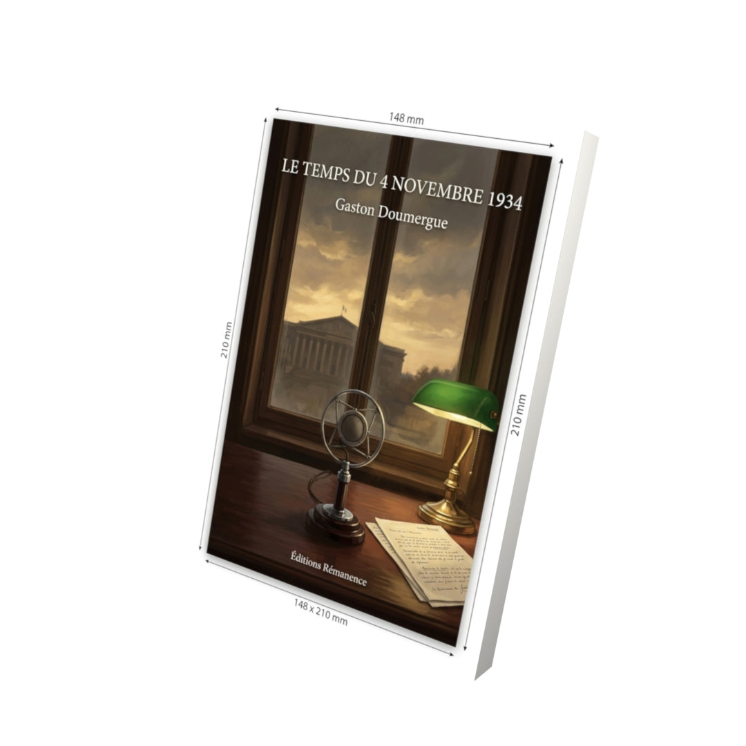 Livre Le Temps du 4 novembre 1934 par Gaston Doumergue - Vue 3D - Editions Remanence