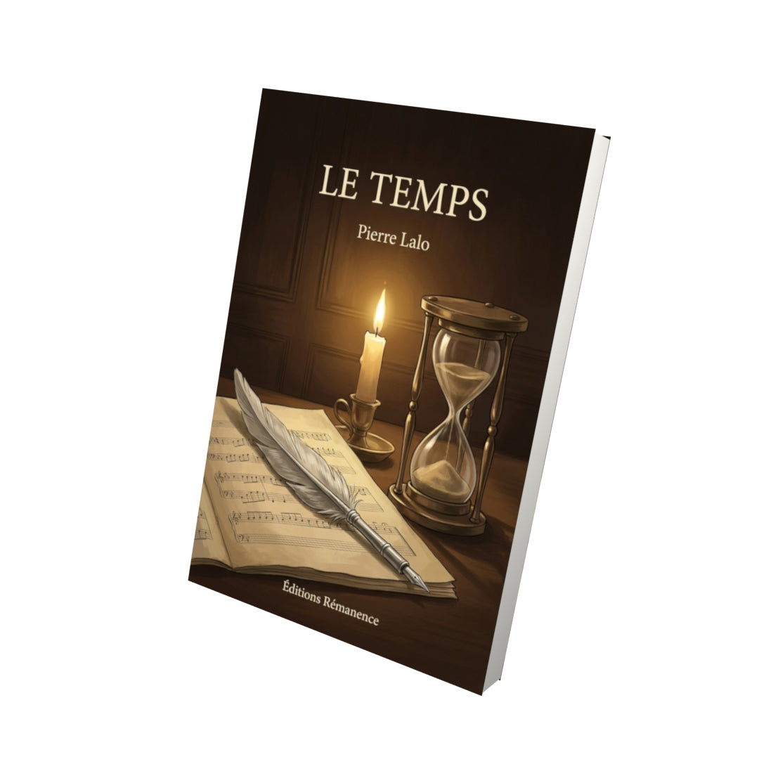 Livre Le Temps par George Sand - Vue 3D - Editions Remanence