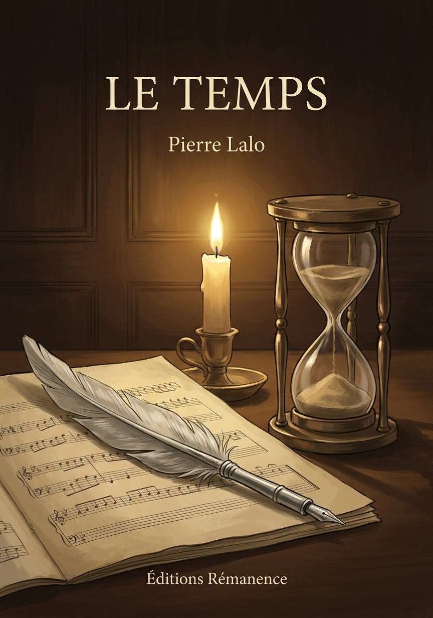 Livre Le Temps par Pierre Lalo - Couverture - Editions Remanence