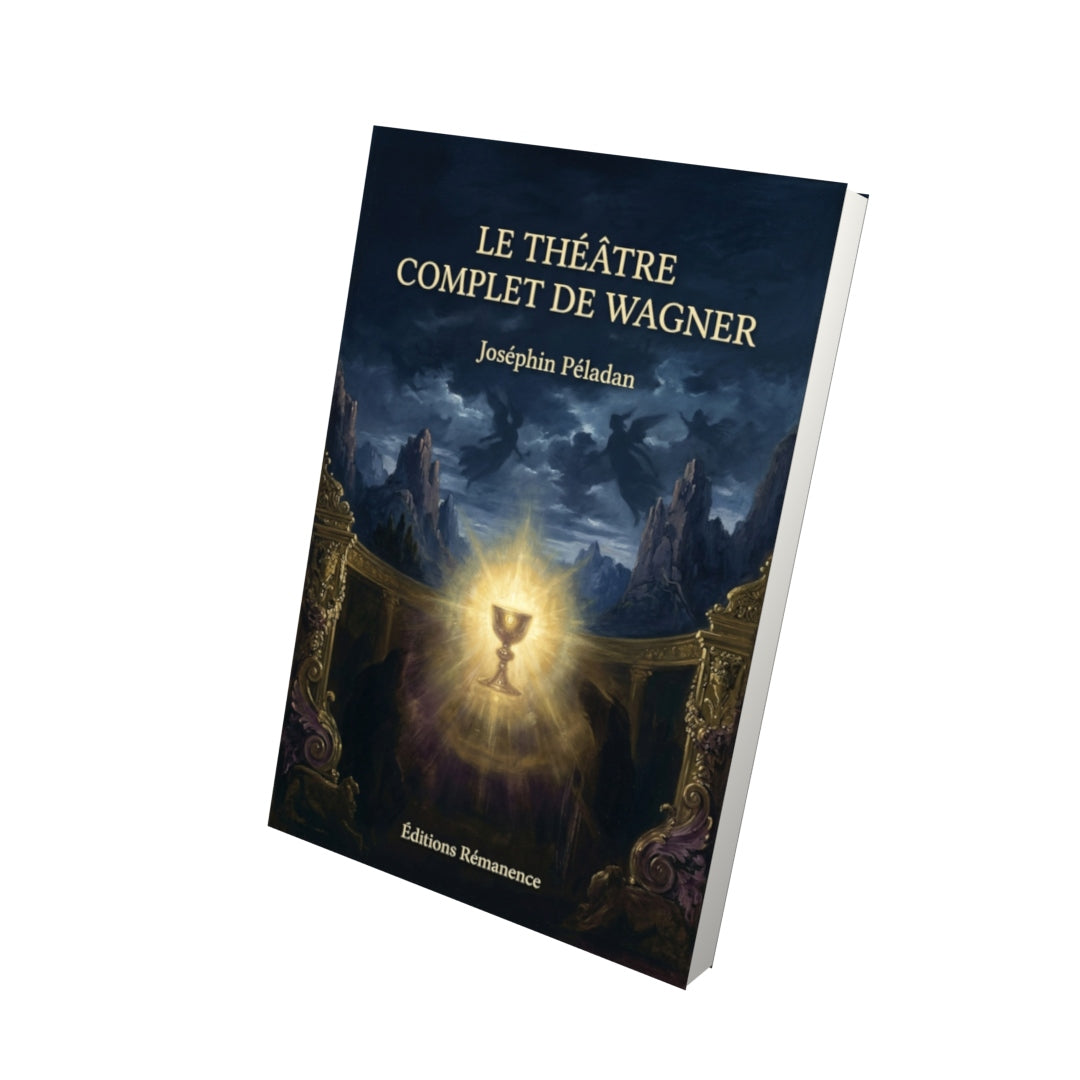 Livre Le Théâtre complet de Wagner par Joséphin Péladan - Vue 3D - Editions Remanence
