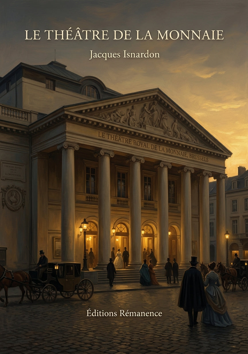 Livre Le Théâtre de la Monnaie par Jacques Isnardon - Couverture - Editions Remanence