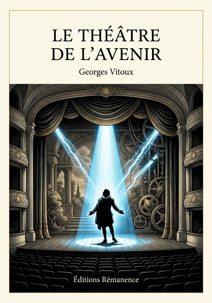 Livre Le Théâtre de l’avenir par Georges Vitoux - Couverture - Editions Remanence