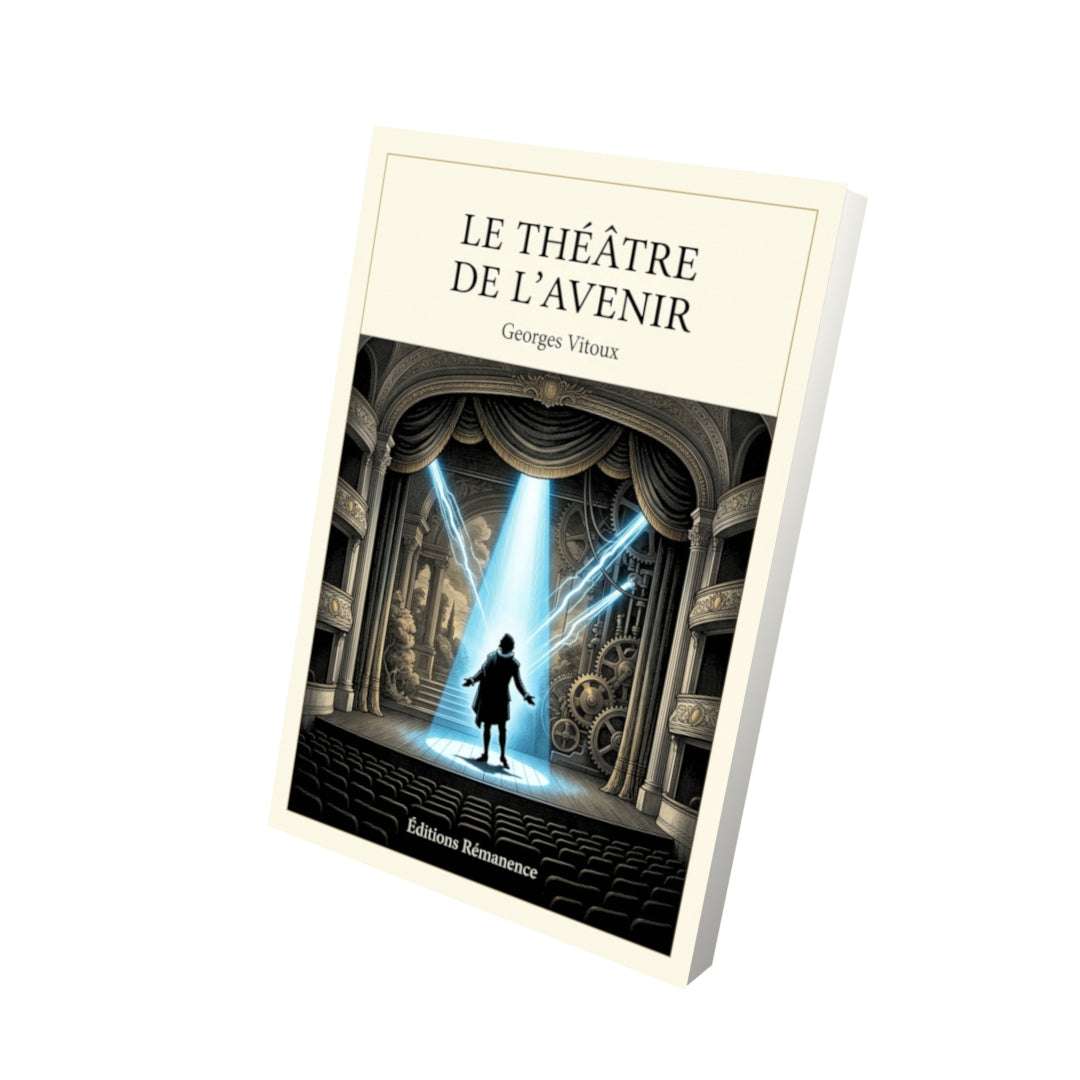 Livre Le Théâtre de l’avenir par Georges Vitoux - Vue 3D - Editions Remanence