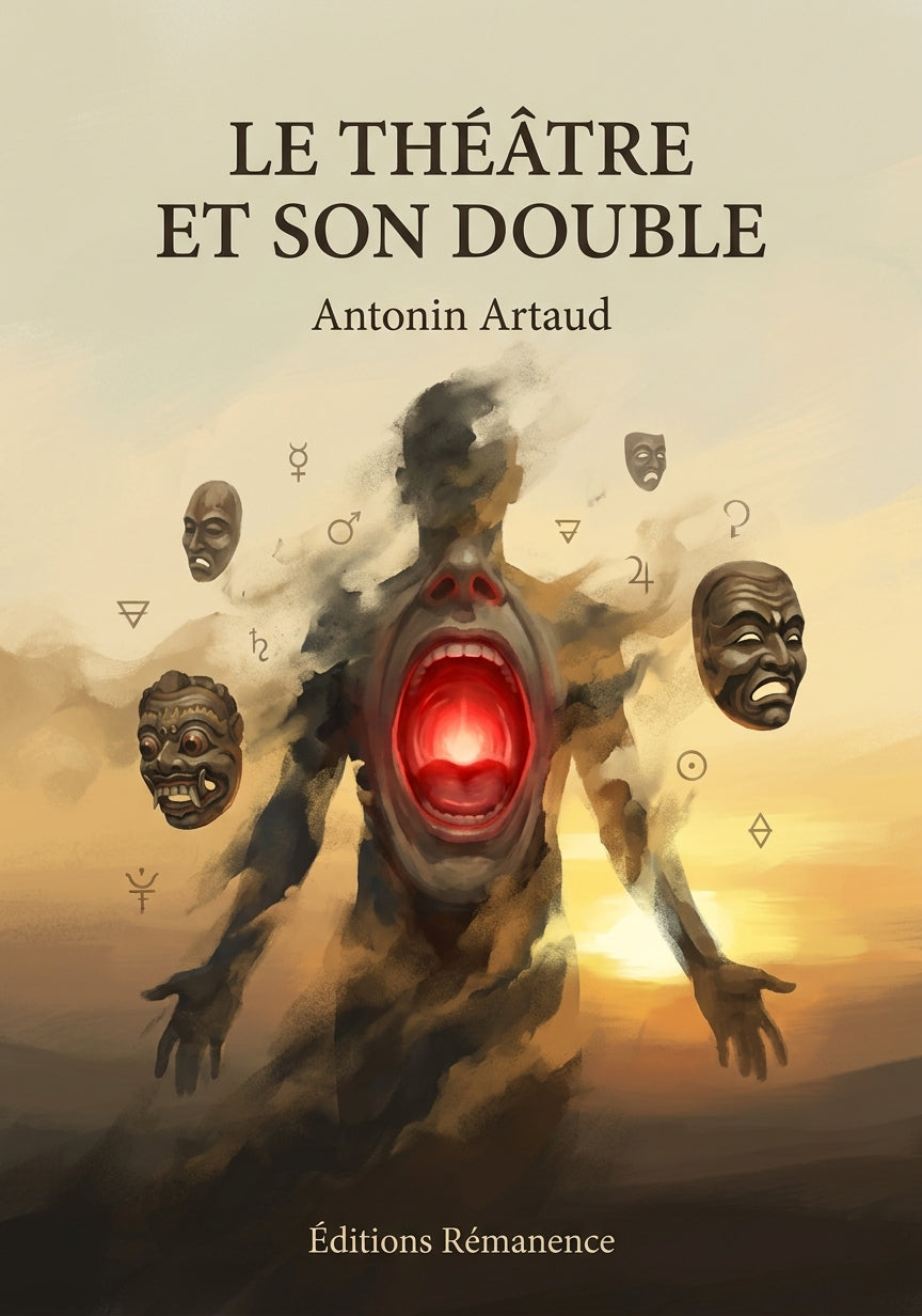 Livre Le théâtre et son double par Antonin Artaud - Couverture - Editions Remanence