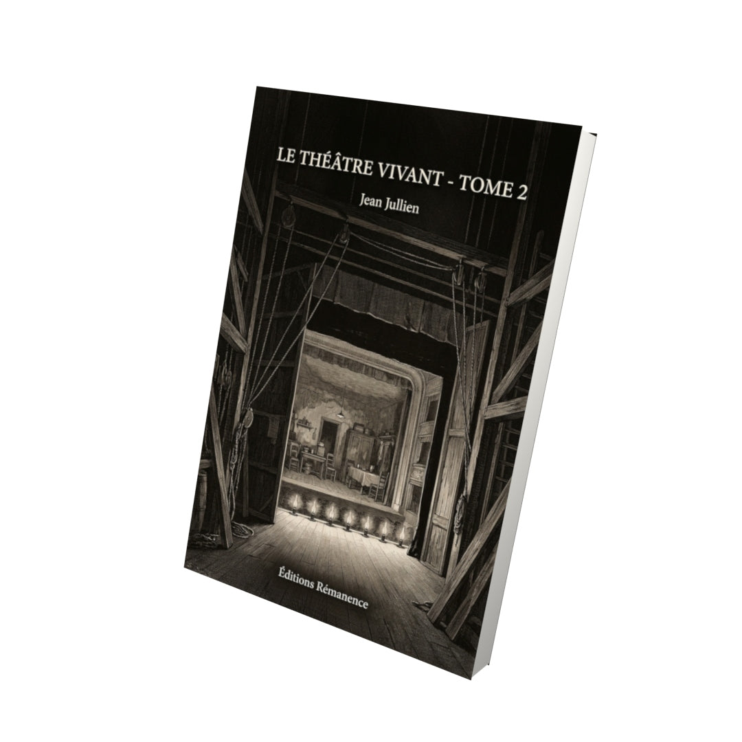 Livre Le Théâtre vivant - Tome 2 par Jean Jullien - Vue 3D - Editions Remanence