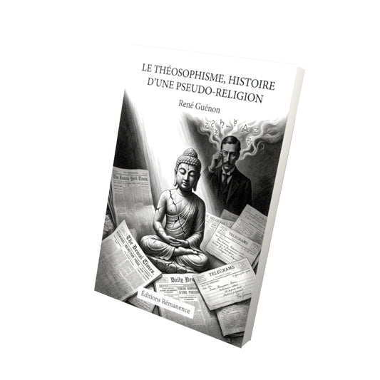 Livre Le Théosophisme, histoire d'une pseudo-religion par René Guénon - Vue 3D - Editions Remanence