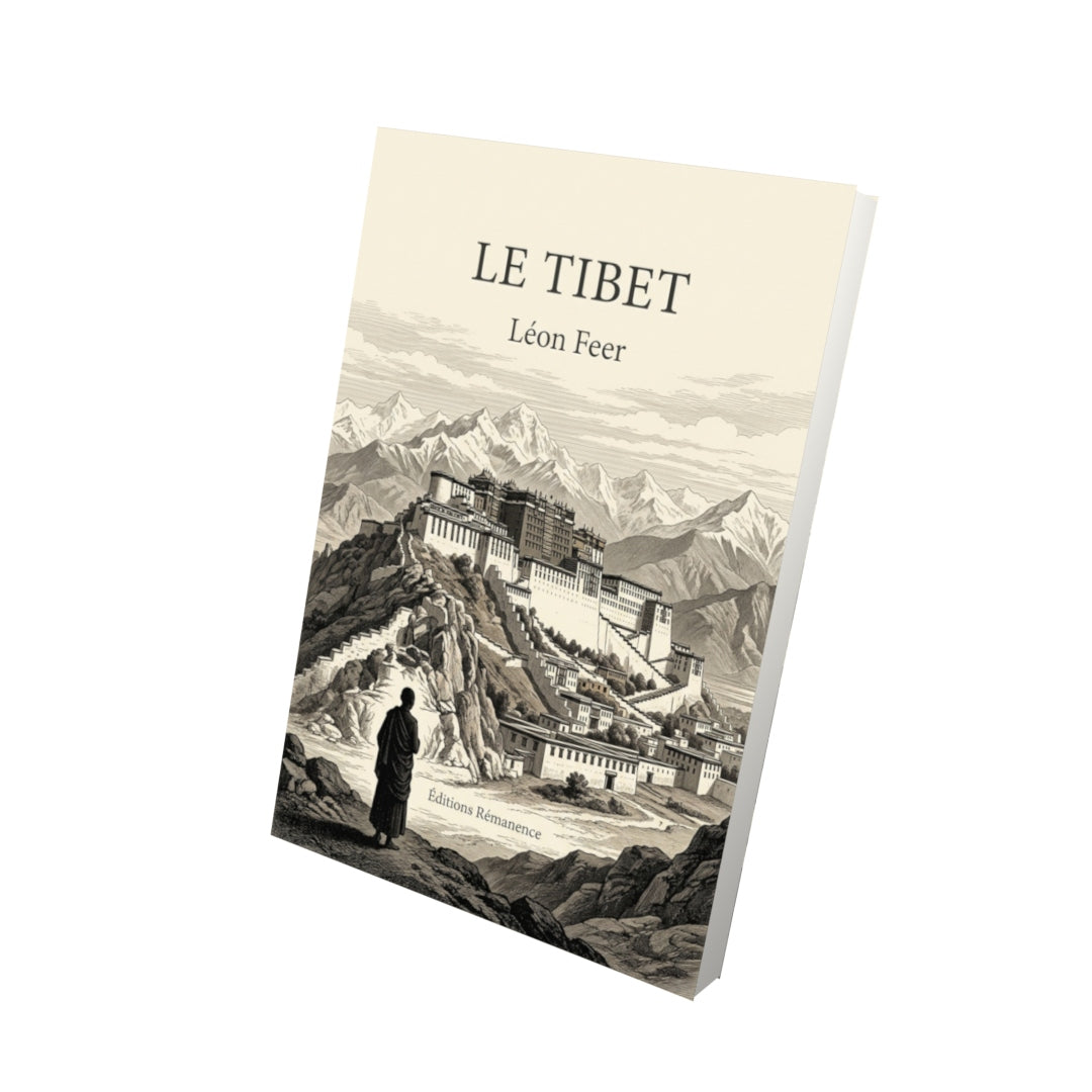 Livre Le Tibet par Léon Feer - Vue 3D - Editions Remanence