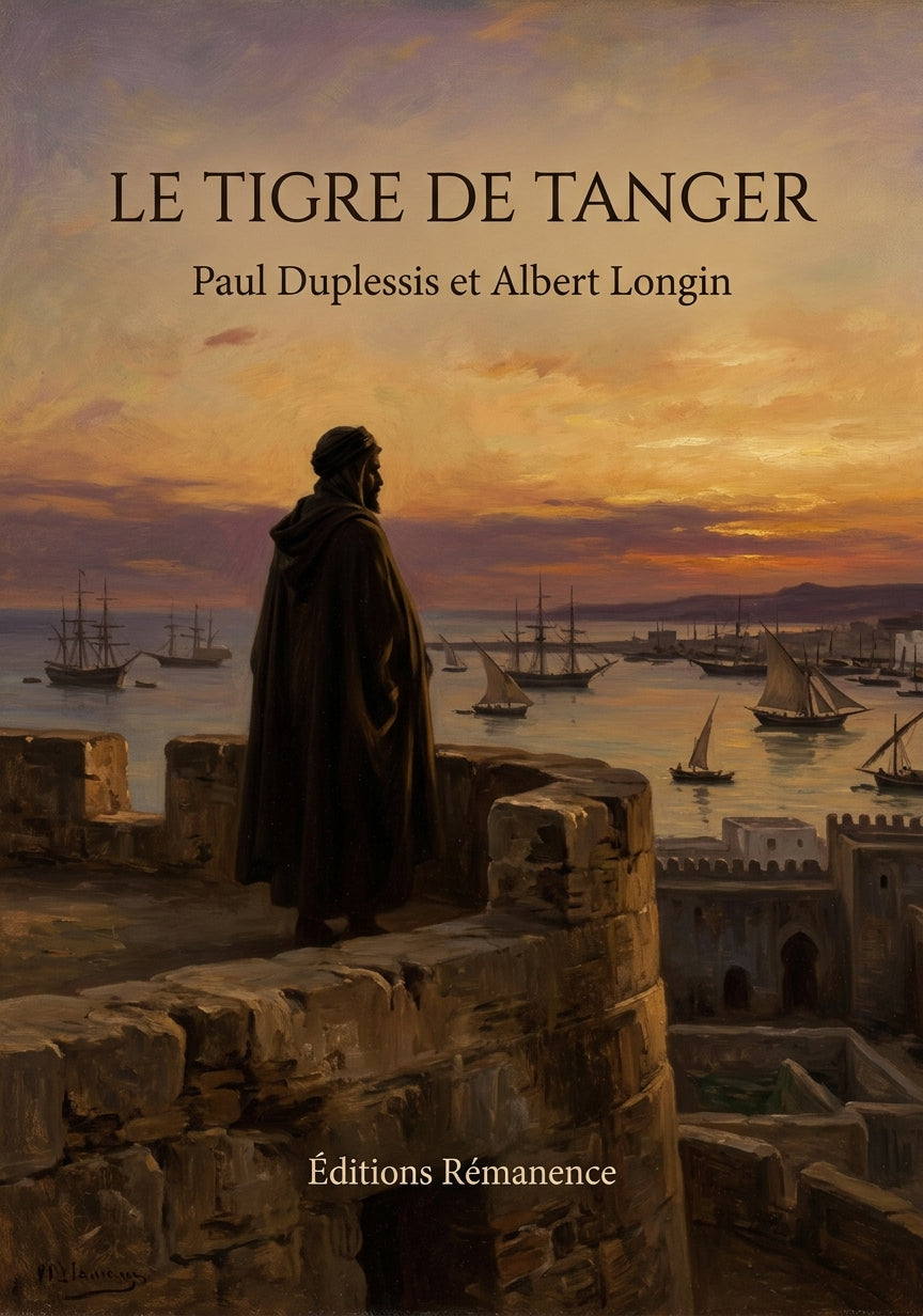 Livre Le Tigre de Tanger par Paul Duplessis et Albert Longin - Couverture - Editions Remanence
