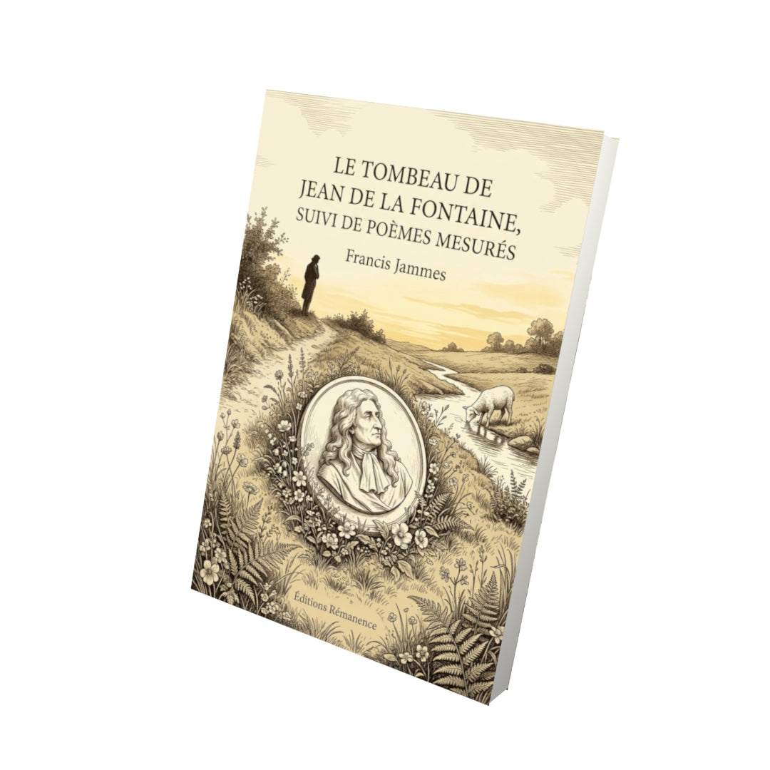 Livre Le Tombeau de Jean de La Fontaine, suivi de Poèmes mesurés par Francis Jammes - Vue 3D - Editions Remanence