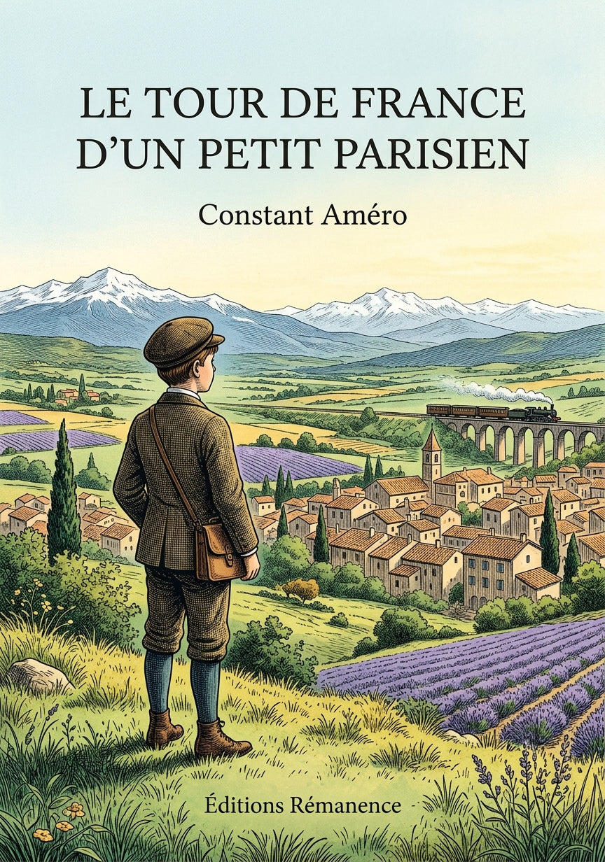 Livre Le Tour de France d’un petit Parisien par Constant Améro - Couverture - Editions Remanence