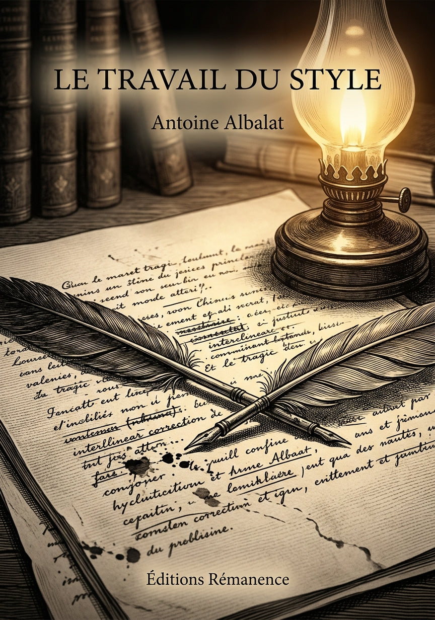 Livre Le Travail du style par Antoine Albalat - Couverture - Editions Remanence