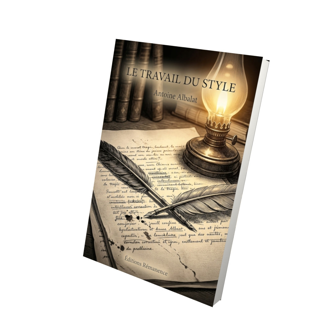 Livre Le Travail du style par Antoine Albalat - Vue 3D - Editions Remanence