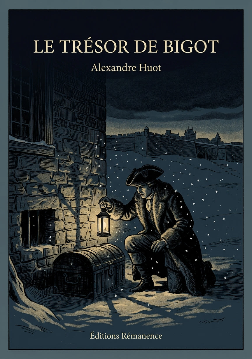 Livre Le trésor de Bigot par Alexandre Huot - Couverture - Editions Remanence