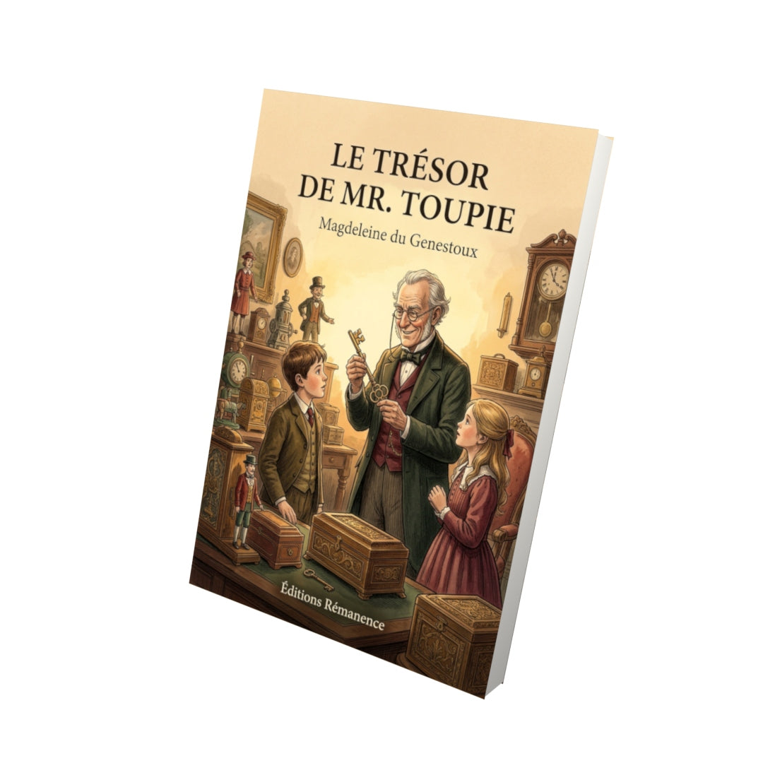 Livre Le Trésor de Mr. Toupie par Magdeleine du Genestoux - Vue 3D - Editions Remanence