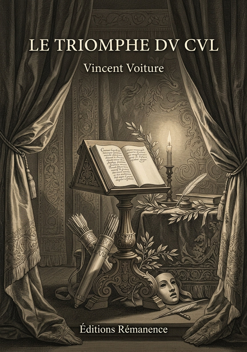 Livre Le Triomphe dv cvl par Vincent Voiture - Couverture - Editions Remanence