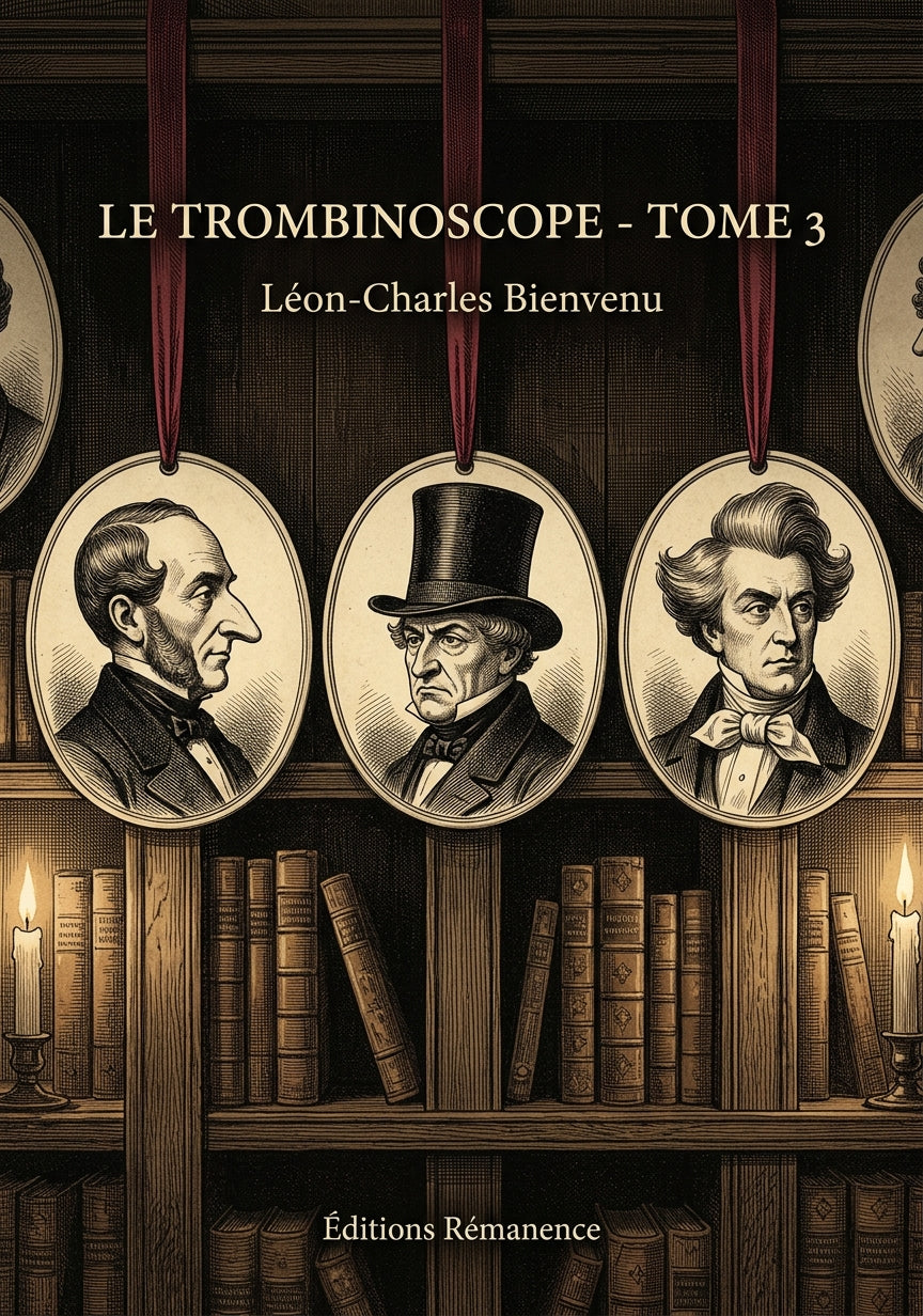 Livre Le Trombinoscope - Tome 3 par Léon-Charles Bienvenu - Couverture - Editions Remanence