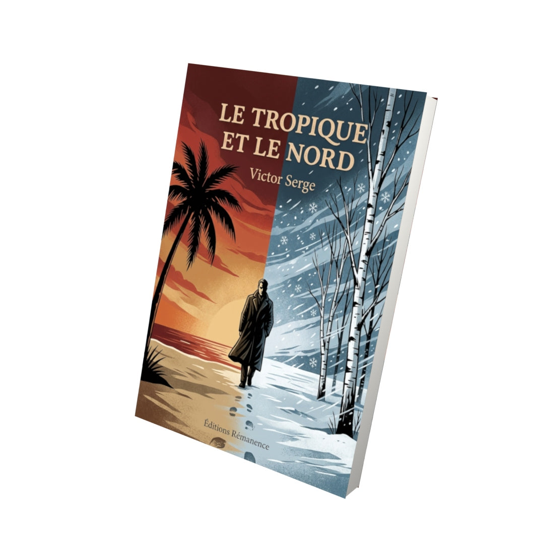 Livre Le Tropique et le Nord par Victor Serge - Vue 3D - Editions Remanence