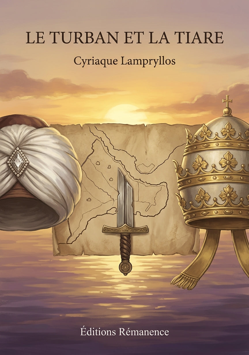 Livre Le Turban et la Tiare par Cyriaque Lampryllos - Couverture - Editions Remanence