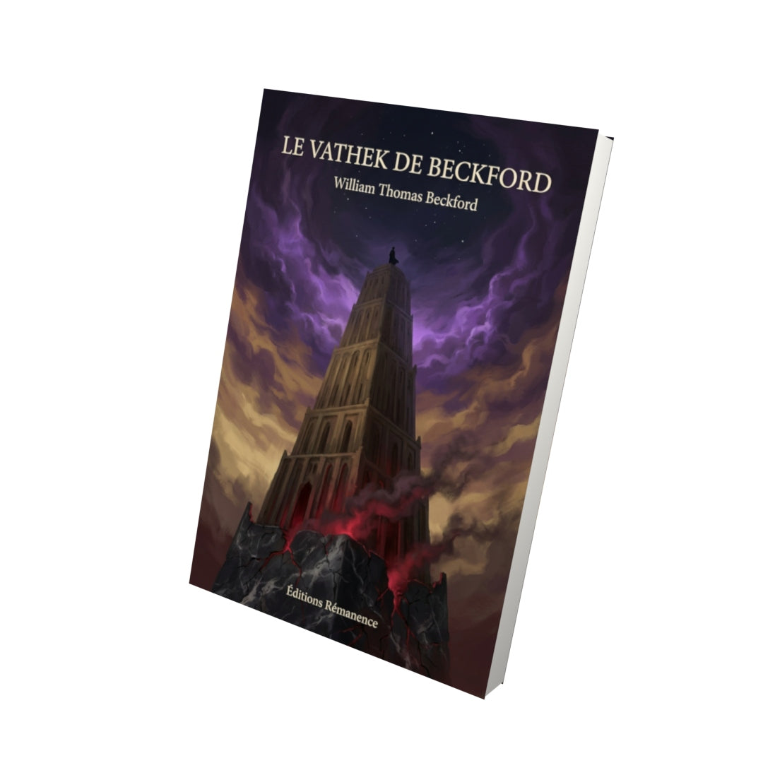 Livre Le Vathek de Beckford par William Thomas Beckford - Vue 3D - Editions Remanence
