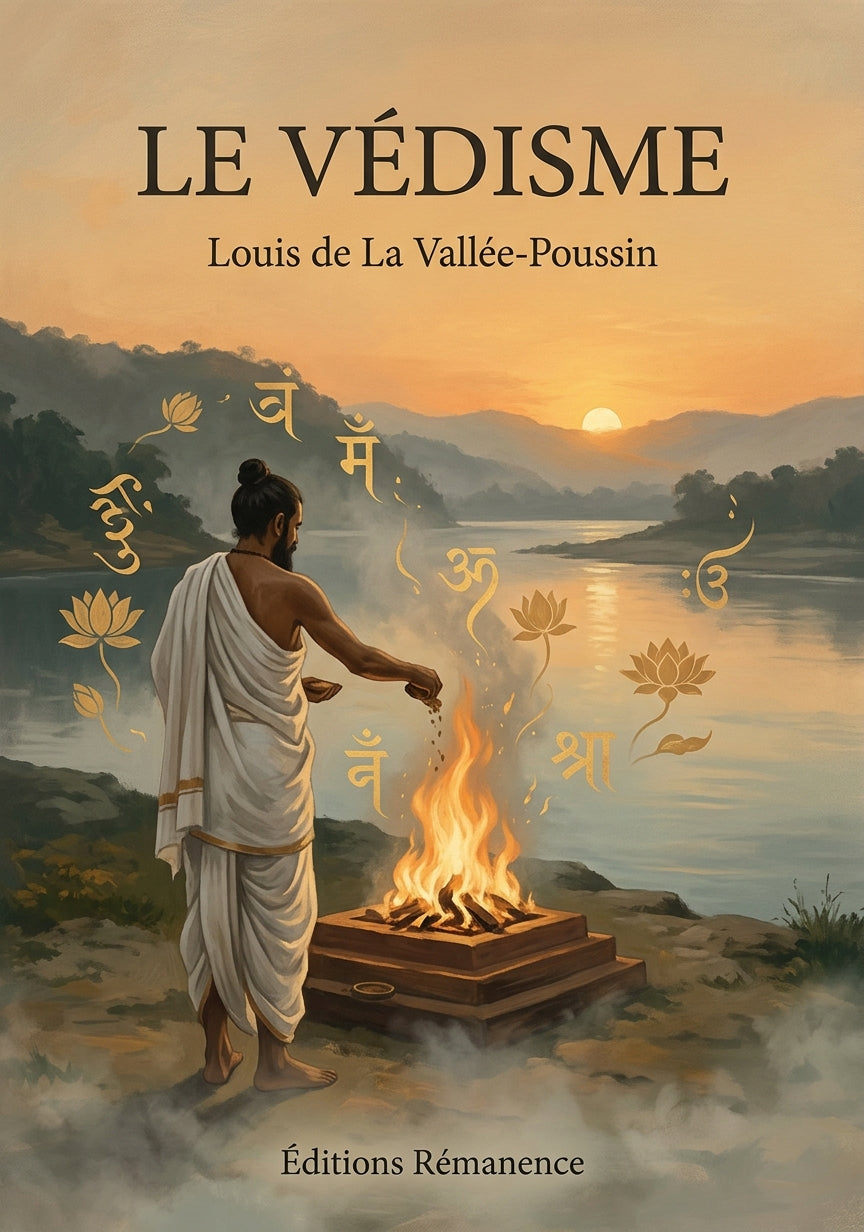 Livre Le Védisme par Louis de La Vallée-Poussin - Couverture - Editions Remanence