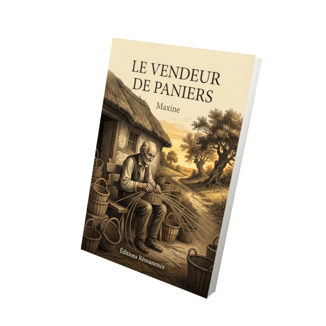 Livre Le vendeur de paniers par Maxine - Vue 3D - Editions Remanence