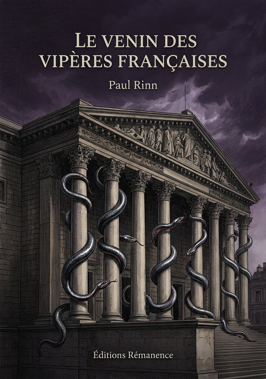 Livre Le venin des vipères françaises par Paul Rinn - Couverture - Editions Remanence