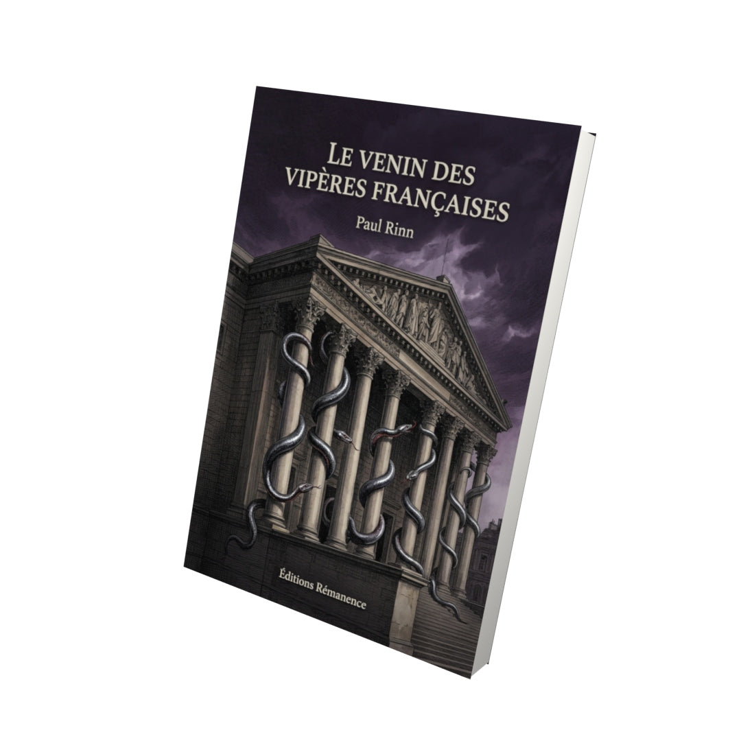 Livre Le venin des vipères françaises par Paul Rinn - Vue 3D - Editions Remanence