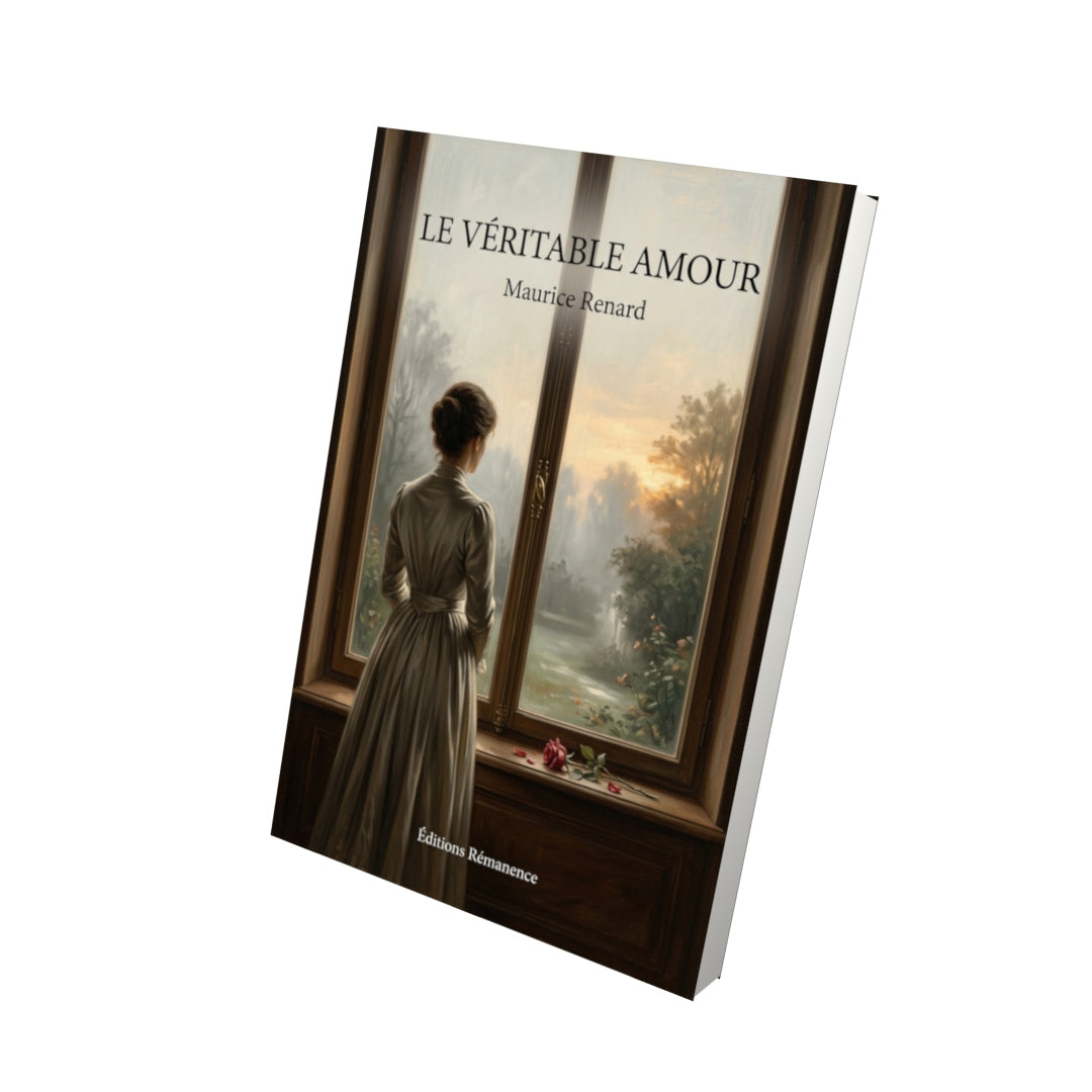 Livre Le véritable amour par Maurice Renard - Vue 3D - Editions Remanence