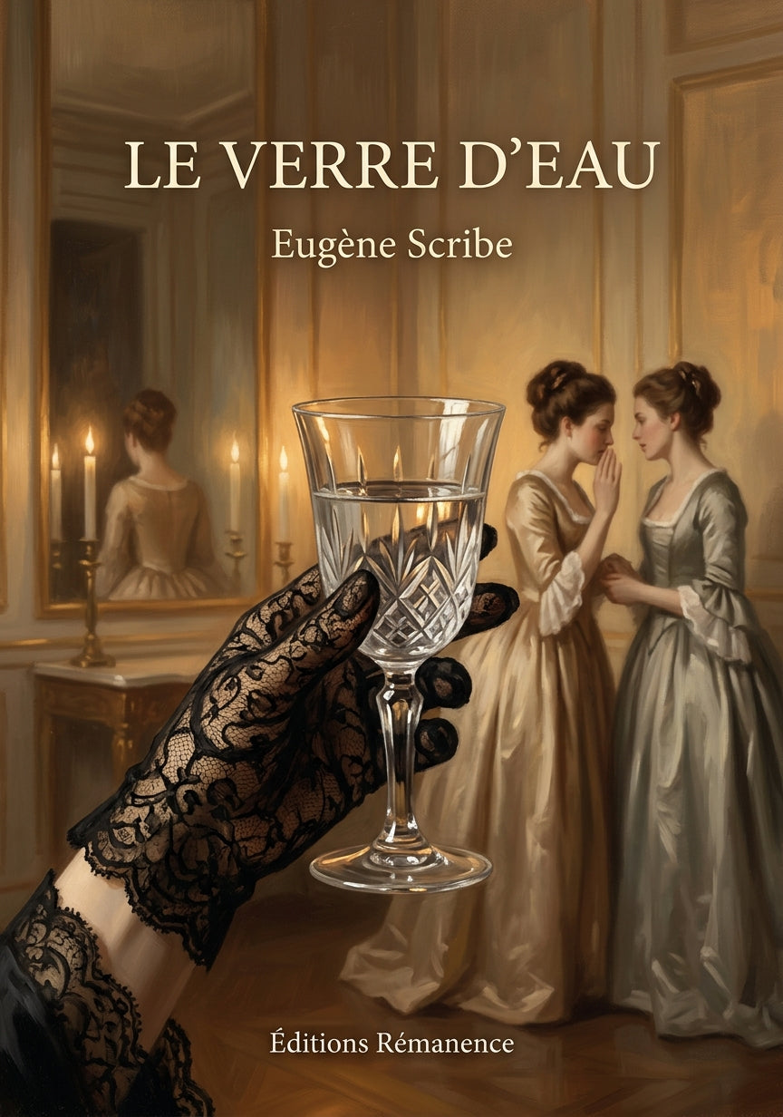 Livre Le Verre d’eau par Eugène Scribe - Couverture - Editions Remanence