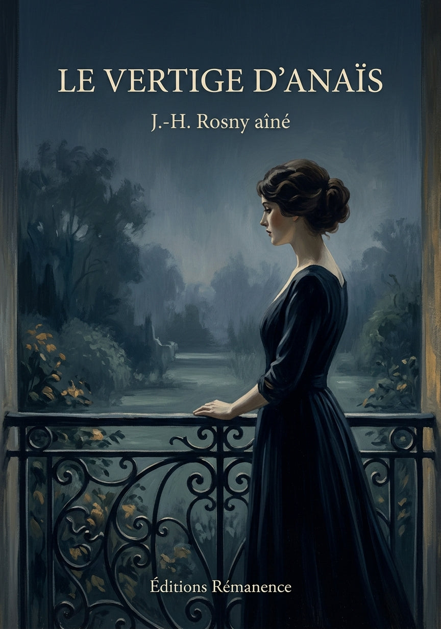 Livre Le Vertige d’Anaïs par J.-H. Rosny aîné - Couverture - Editions Remanence
