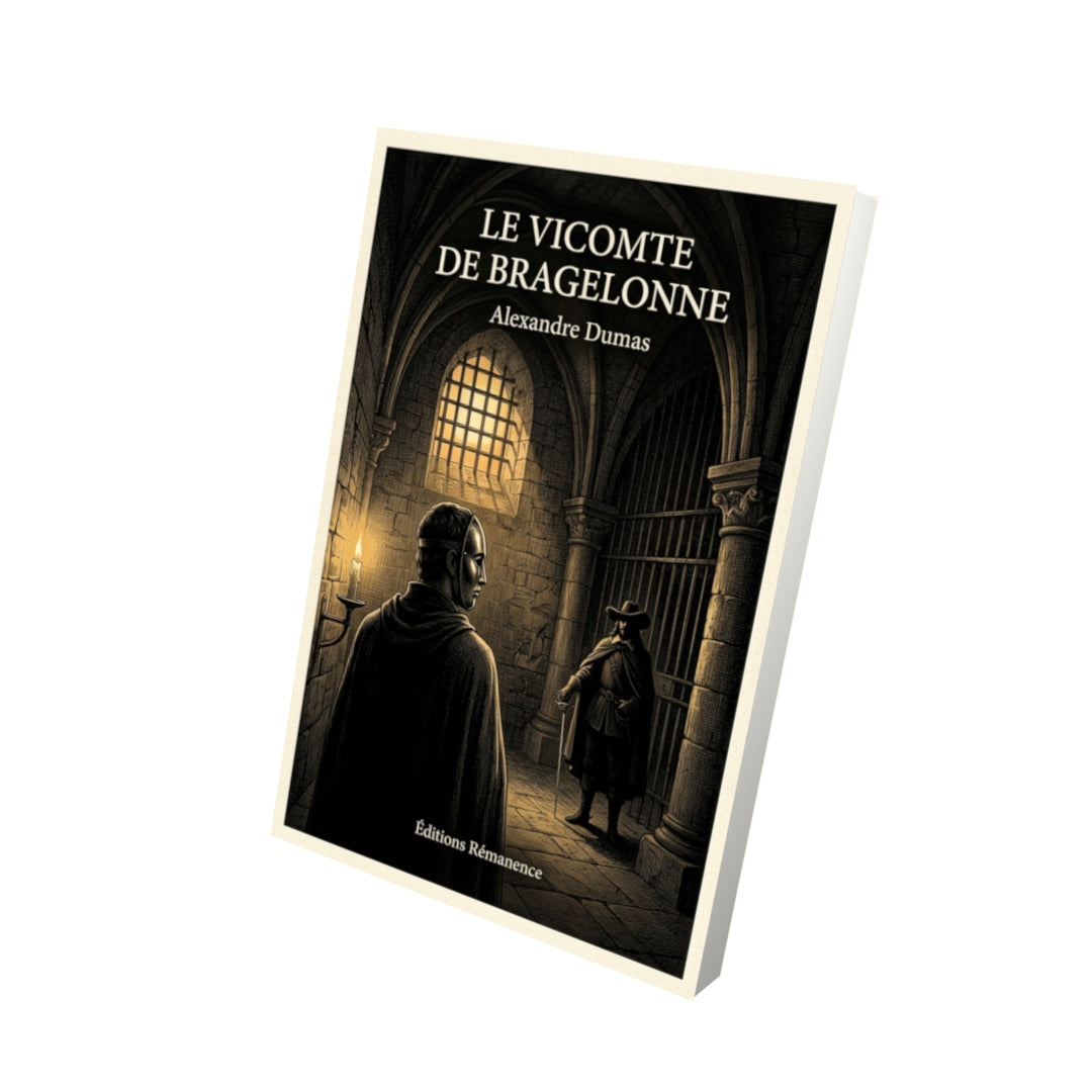 Livre Le Vicomte de Bragelonne par Alexandre Dumas - Vue 3D - Editions Remanence