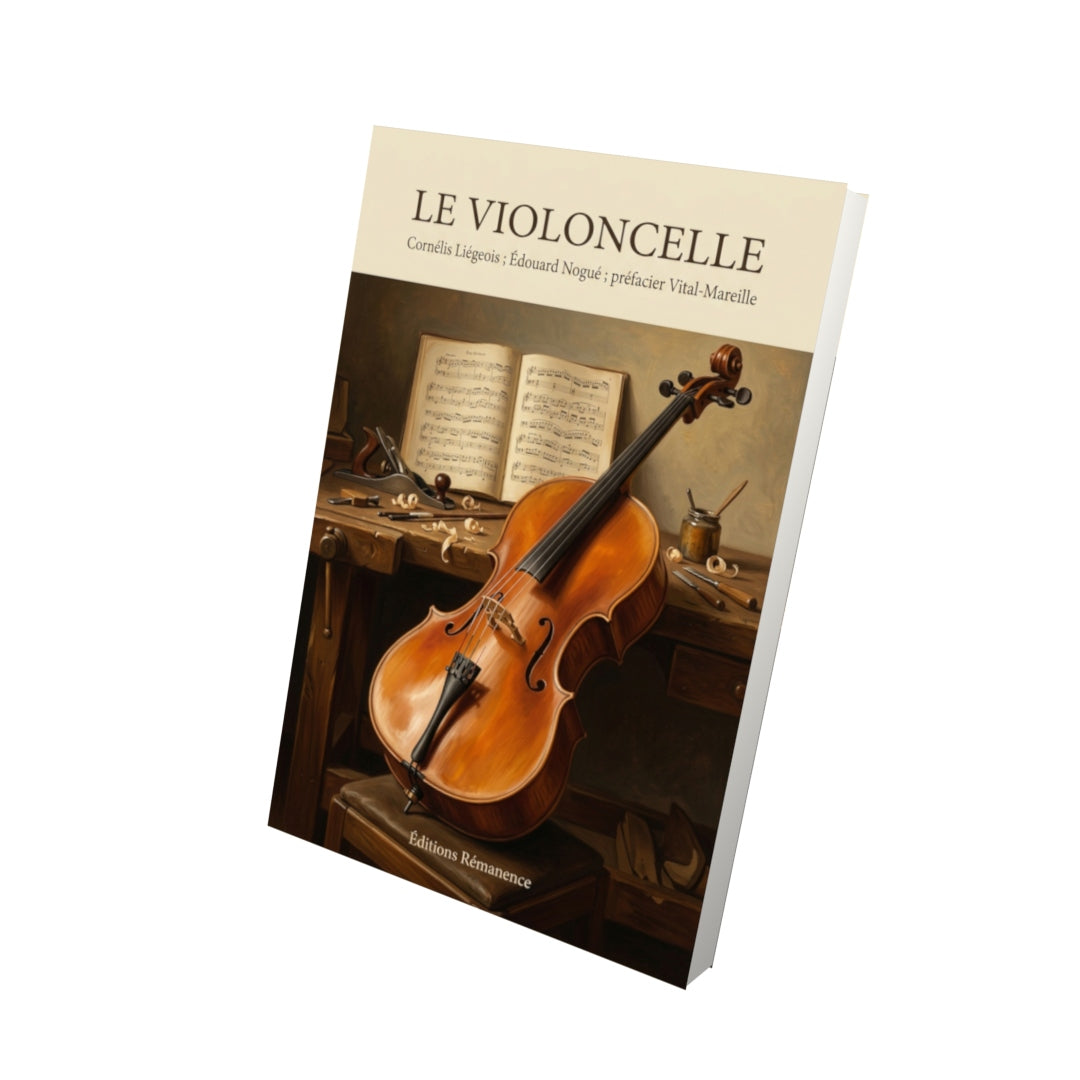 Livre Le Violoncelle par Cornélis Liégeois ; Édouard Nogué ; préfacier Vital-Mareille - Vue 3D - Editions Remanence