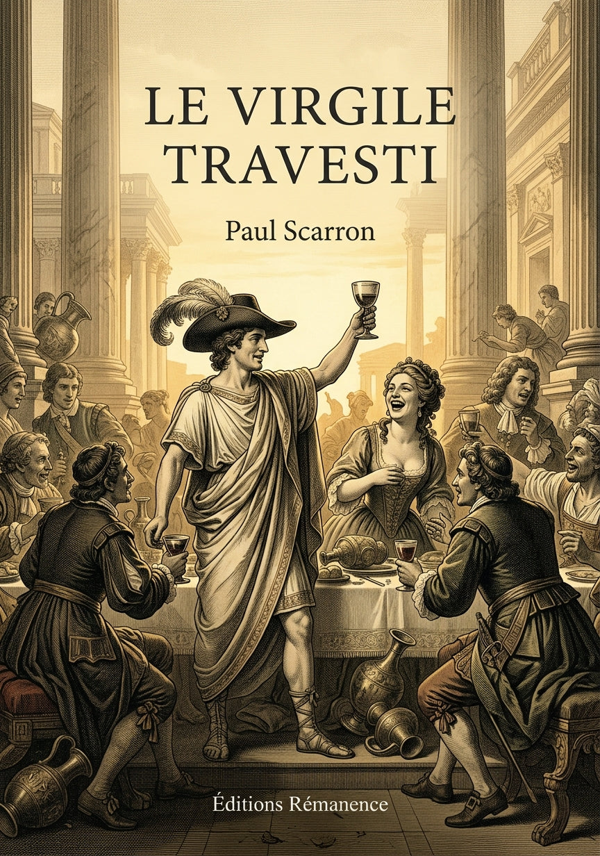 Livre Le Virgile travesti par Paul Scarron - Couverture - Editions Remanence